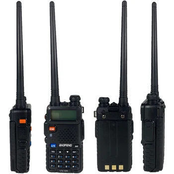Baofeng Uv-5r Walkie Talkie Uv5r Cb Kumpis Radijo Stotis Versijos Transiveris 128CH 5W VHF UHF UV 5R Dual Band Stotelę-walkie