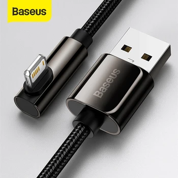 Baseus 2.4 USB Kabelis iPhone 12 11 Pro Max X XR XS 8 7 6 6s 