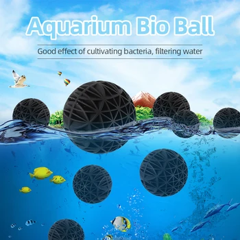 Biologinės Bio Rutuliukai, Žuvų Akvariumas Nano Bakas Šlapio/Sauso Filtro, Filtro Žiniasklaidos, Juoda Akvariumo Žuvų Bako Filtras Priedų Naudojimas