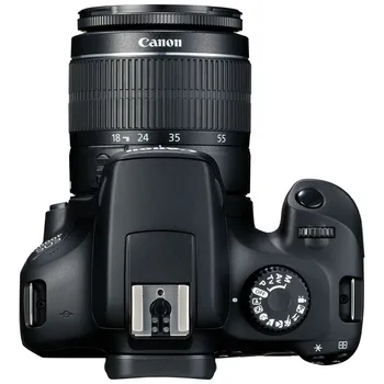 Canon EOS 4000D DSLR Fotoaparatas su EF-S 18-55mm f/3.5-5.6 DC III Priartinimo Objektyvas