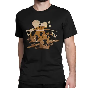 Crazy Samurai Champloo Funky Samurajus T-Marškinėliai Vyrams Crewneck Medvilnės T Shirts Anime Trumpas Rankovės Tees Grafinis Viršūnės