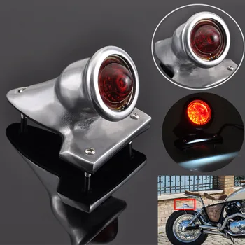 Custom Motociklams Veikia Stabdžiai stabdžių Žibintas Užsakymą Galiniai LED Uodegos Šviesos Licenciją Plokštelės Šviesos Harley Yamaha Chopper Užsakymą Bobber