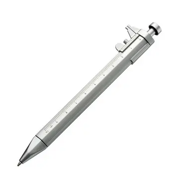 Daugiafunkcis Suportas pen Kamuolys-Taškas Praktinių Nešiojamų 0,5 mm tušinukas Gelio Rašalo Vernier Roller Ball Pen CreativityStationery