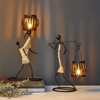 Derliaus Žvakių Laikikliai Namų Puošybai Metalo Modelio Candelabros Dekoratyvinis Kūrybos Žvakidė Šalis Vestuvių Dekoro Priedai