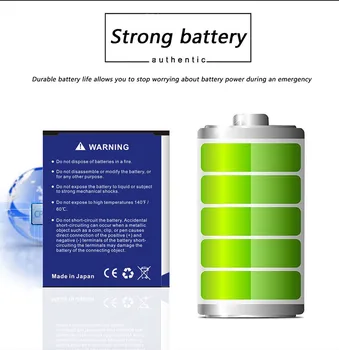 Didelio galingumo mobiliojo telefono pakaitinis akumuliatorius Samsung S3 S4 S5 S6 Krašto Plius S7 S8 Battery EB-BG950ABE B600BE EB-BG935ABE