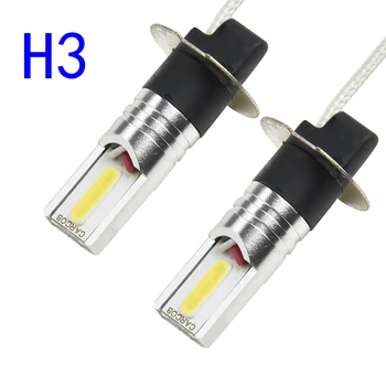 Didelės Galios LED Žibintų Vandeniui white Xenon Lemputės Automobilių Dvipusis H3