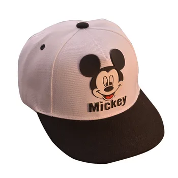 Disney Mickey Gegužinė Keturis Sezonus Banga Vaikų Butas kraštais Hat Atspalvį Berniukų ir Mergaičių, Tėvų-vaikų Hip-Hop Beisbolo kepuraitę
