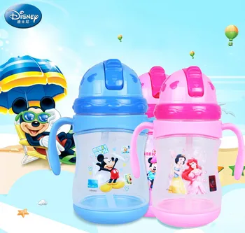 Disney Mickey Minnie snieguolė Serija Vaikams virdulys Šiaudų virdulys Animacinių filmų poros gėrimo šiaudelis Berniukas mergaitė Išmokti gėrimo taurė