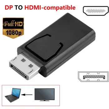 DP HDMI-suderinama Adapteris, DisplayPort į HDMI suderinamus Vyras Moteris Keitiklio Kabelį, Adapteris, Vaizdo Garso Jungtis