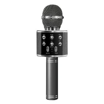 Draadloze Microfoon Luidspreker Nešiojamą Karaoke Microfoon Ktv Muziekspeler Mikrofonas W858 Dainavimo Belaidžio