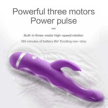 Durex Didžiulis Dildo Vibratorius Triušis Dual-head Didelis Vibratorius Pulsuoja G-spot Dual Stiprios Vibracijos Silikono Sekso Žaislai Produkto Moteris