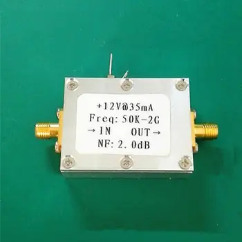 DYKB 50K-2000 MHz LNA RF Stiprintuvas 31DB 0,5 G, Mažai Triukšmo Didelis pelnas HF FM, VHF UHF kumpis radijo