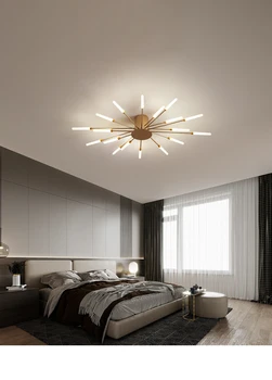 Europos stiliaus modernus paprasta kūrybos fejerverkai LED lubų šviestuvas kambarį miegamųjų namo apšvietimas