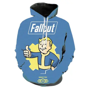 Fallout Hoodie Palaidinukė Berniukams, Mergaitėms, Vaikams, Hoodies Fallout Cosplay Kostiumas Paaugliams Sporto Drabužiai, Hip-Hop ' O Drabužių Viršūnės