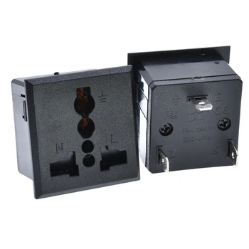Gamyklos tiekimo AC Universalus lizdas galia, įsiurbimo PDU/UPS modelis 13A Daugiafunkcinis galia su saugumo durų angos ES/JK/AU/JAV