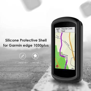 Garmin Edge 1030 Plus GPS antidetonaciniai Vandeniui Silicio Gelio, Padengti Krašto 1030 Plus Matte Black Minkštos TPU Silikono Atveju