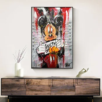 Grafiti Meno Baudžiamosios Mickey Mouse 