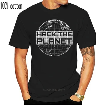 Hack Planetos Kompiuterių Įsilaužėlių Vyrų T-Shirt Žemės Hex Iškelties