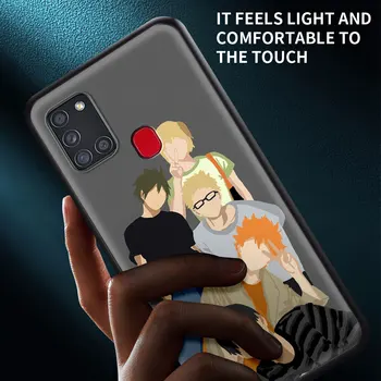 Haikyuu Tinklinis Anime Silikoninis Telefono Dėklas Samsung Galaxy A50 A70 A10 A20e A30 A40 A20s A10s A7 2018 A02s Padengti Coque Krepšys