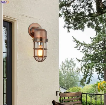 IWHD Aliuminio Lauko Sienos Šviesos diodų (LED) Laiptų, Balkonų Sodo Vandeniui sienos lempos lauko Apšvietimas buitenverlichting buitenlamp