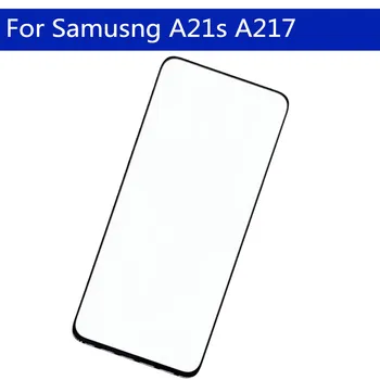 Išorinis Ekranas Samsung Galaxy A21s Priekiniai Touch Panel SM-A217F SM-A217M SM-A217N LCD Išorinis Stiklinį Dangtelį Objektyvo Pakeitimo