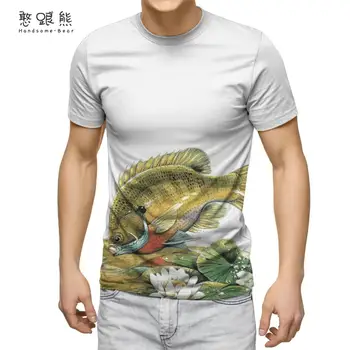 Išskleidžiamajame Laivo Žvejybos 3D Spausdinimo Marškinėlius vyriški marškinėliai, Unisex Žuvų Tshirts Greitai-Džiovinimo Drabužiai, Odos Draugiškas T shirts 2021 Naujas