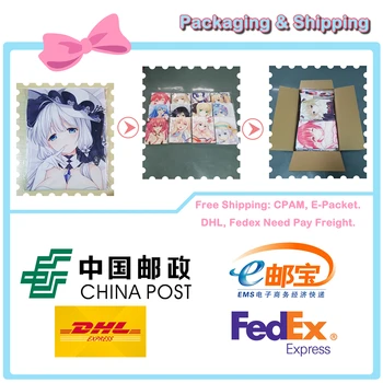 Japonijos Anime Naudinga Fox Senko-san Mergina Simbolių Kūno Hugging Dakimakura Pagalvės užvalkalą