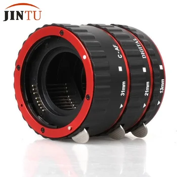 JINTU Auto Focus Macro Extension Tube Canon EF-S Objektyvas Canon 7D 90D 1000D 5D 5D II III 450D 550D 650D 750D T5i T4i T3i