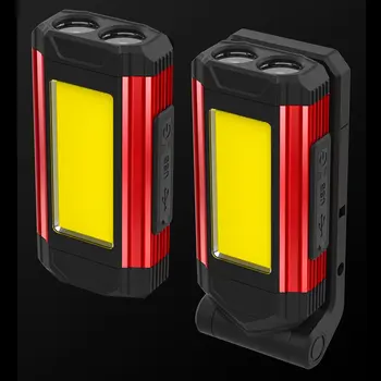 K011 Serijos Tipo Veidrodėliai LED Darbo Auto Remonto Šviesos USB Įkrovimo Remonto Šviesos Multi-funkcija COB Akinimo Žibintuvėlis