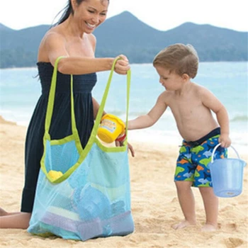 Karšto Mama Kūdikio Paplūdimio Krepšiai Didelis Dydis Moterų Tinklinio Messenger Bag Maišus Žaislų Saugojimo Įrankis, Rankinės Dėklas ToteShoulder Krepšys