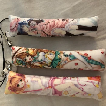 Kietas Genshin Poveikio Zhongli Anime Keychain Pav Cosplay Mini Dakimakura Pagalvę Pakabučiai Užsakymą Key Chain Telefono Dirželis Žavesio