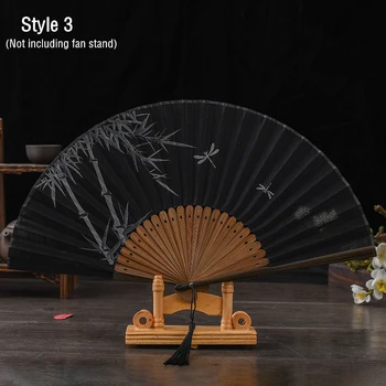 Kinų Stiliaus Lankstymo Vertus, Ventiliatorius Bambuko Šilko Lankstymo Ventiliatorius Tradicinių Amatų Vestuvių Naudai Ventiliatorius