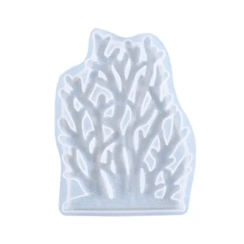 Koralų Formos Silikono Formų 3D Jūros Būtybių Darbalaukio Ornamentu Pelėsių Polimero Molis Crafting Projekto Karamelinį Cukrų, Kepimo Pyragai