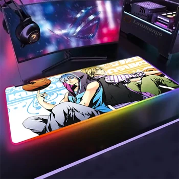 Kuroko NO Basket Anime pelės mygtukai žaidėjus RGB Nešiojamas kompiuteris, mini pc Kompiuteris Mousemat Minkštos Gumos Žaidimų Priedai Kilimėlis Berniukas Dovanų Padas