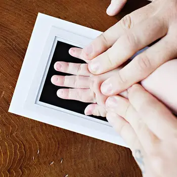 Kūdikių Inkless Handprint Pėdsaką Rinkinys Nr. Touch Odos Rašalo Pagalvėlės Naujagimiui Dovanų Dekoravimas Saugūs, netoksiški, 0-6 Mėnesių Naujagimiui Pet