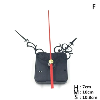 Laikrodžiai Dalys Kvarcas Laikrodžio Mechanizmą Remontas, Dalys, Juoda + Rankose atsarginių Dalių Rinkinys Rinkinį 