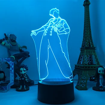 Lampara Haris Edvardas Stilių 3D Naktį Šviesos Lempos Dovana Gerbėjų Miegamojo Puošimas Šviesos diodų (Led) Palieskite Jutiklio Darbo Stalo Lempos Dropshipping.