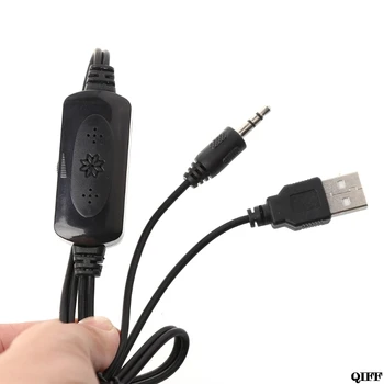 Lašas Laivas&Didmeninės 1 Pora Mini USB Powered Linijos Kontrolės Stereo Clip-On Garsiakalbis Notebook Laptop APR28
