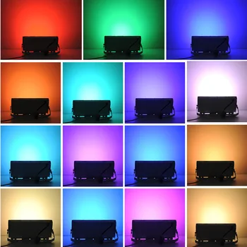 LED Potvynių Šviesos 50W AC 220V 240V Lauko Prožektorius Prožektorius RGB šiltas šaltas LED Lempą IP66 atsparus vandeniui Kraštovaizdžio Apšvietimas