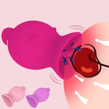 Liežuviu Išlaižyti Klitorio Vibratorius 10 Greitį G Spot Spenelių Stimuliatorius Massager Oralinio Sekso Žaislai Moterims, Moterų Orgazmas Masturbator