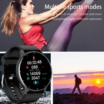 LIGE Naujas Smart Watch Vyrų Ir Moterų Sporto stebėti Kraujo spaudimą Miego Stebėjimo Fitness tracker 
