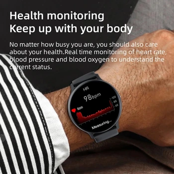 LIGE Naujas Vyrų Smart Žiūrėti Aktyvumo Seklys Širdies ritmo Monitorius Full Screen Touch Sporto Moterims Smart Watch Vyrai 