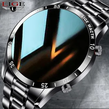 LIGE2021 Smart Watch Vyrų Mados, Sporto Žiūrėti IP67 atsparus Vandeniui Širdies ritmas, kraujospūdžio Stebėsenos Smart Watch 