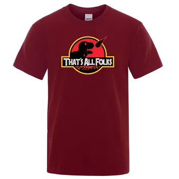 Mada Vasarą Vyrams T Shirts Juros periodo Dizaino, Kad visi žmonės Dinozaurų Parkas Medvilnės Marškinėlius trumpomis Rankovėmis Vyrai T-shirt O-kaklo Viršūnes