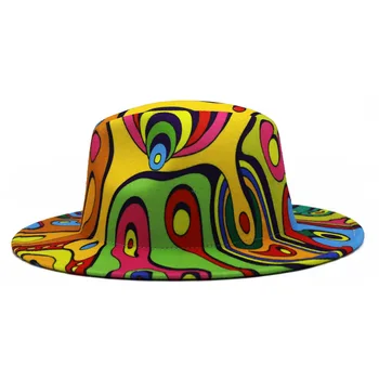 Menininkas fedora skrybėlę platus kraštų fetrinė skrybėlė Kaklaraištis Dažyti lady skrybėlę melonik skrybėlę britų stiliaus skrybėlę pavasario fedoras Panamos skrybėlė didmeninės