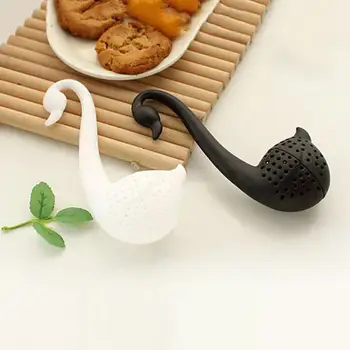 Mielas Plastiko Swan Formos Arbata Infuser Daugkartinio Naudojimo Nešiojamų Elegantiška Swan Arbatos Sietai Teaware Baro Priemonė Virtuvės Dalykėlių Ir Accessories