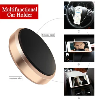 Mobile Phone Holder Magnetic Car Dashboard Mobile Bracket Handsfree Phone Call Navigation Universal For Phone GPS PDA Devices