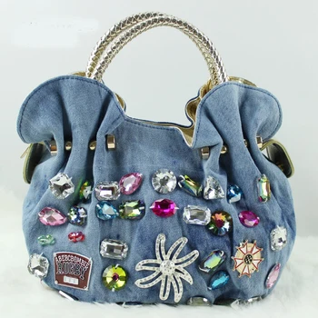 Moterų maišas 2020 piniginės ir rankinės prabangos dizaineris Aukštos Kokybės Su Deimantu, Ponios Tote Bag 