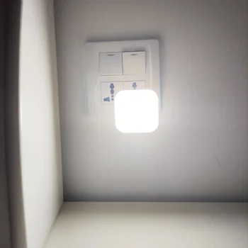 Naktį Šviesos Su ES Plug Smart Judesio Jutiklis LED Tualetas Lempos Namo Laiptinės Spinta Eilėje WC, Naktiniai staleliai, Lempa Prieškambario Kelias A1