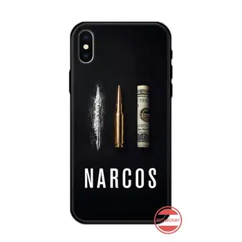 Narcos TV serialas Pablo escobar Spausdinimo Pasirinktinius Nuotraukų Minkštas Telefono dėklas, Skirtas iphone 5 5s 5c se 6 6s 7 8 plus x xs xr 11 pro max